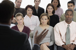 Employees Listening to Presentation